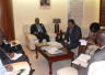 Le Ministre TCHANGO reçoit le président de la commission PIP M. NDONG  ONDO.